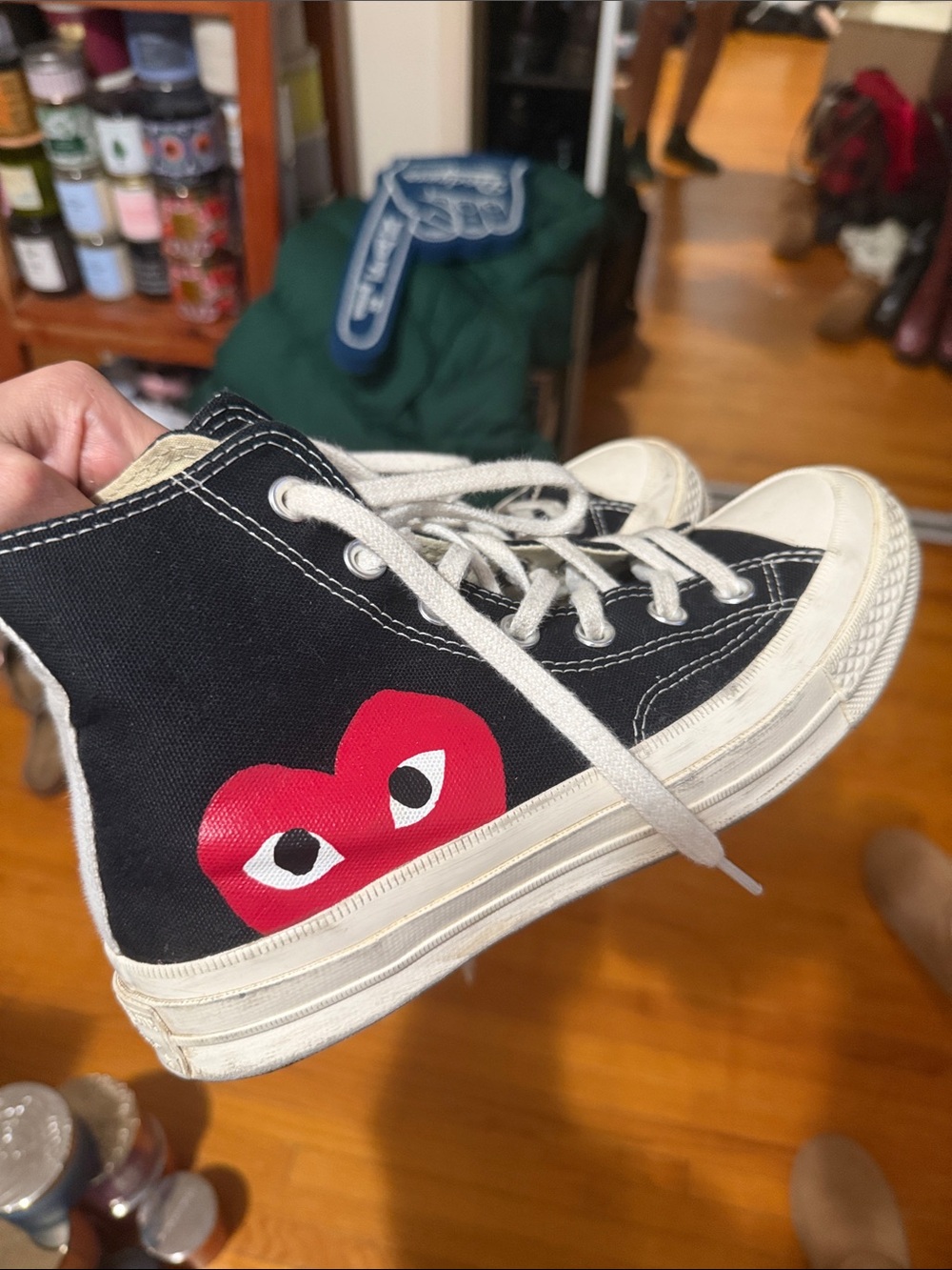 Black and White Converse